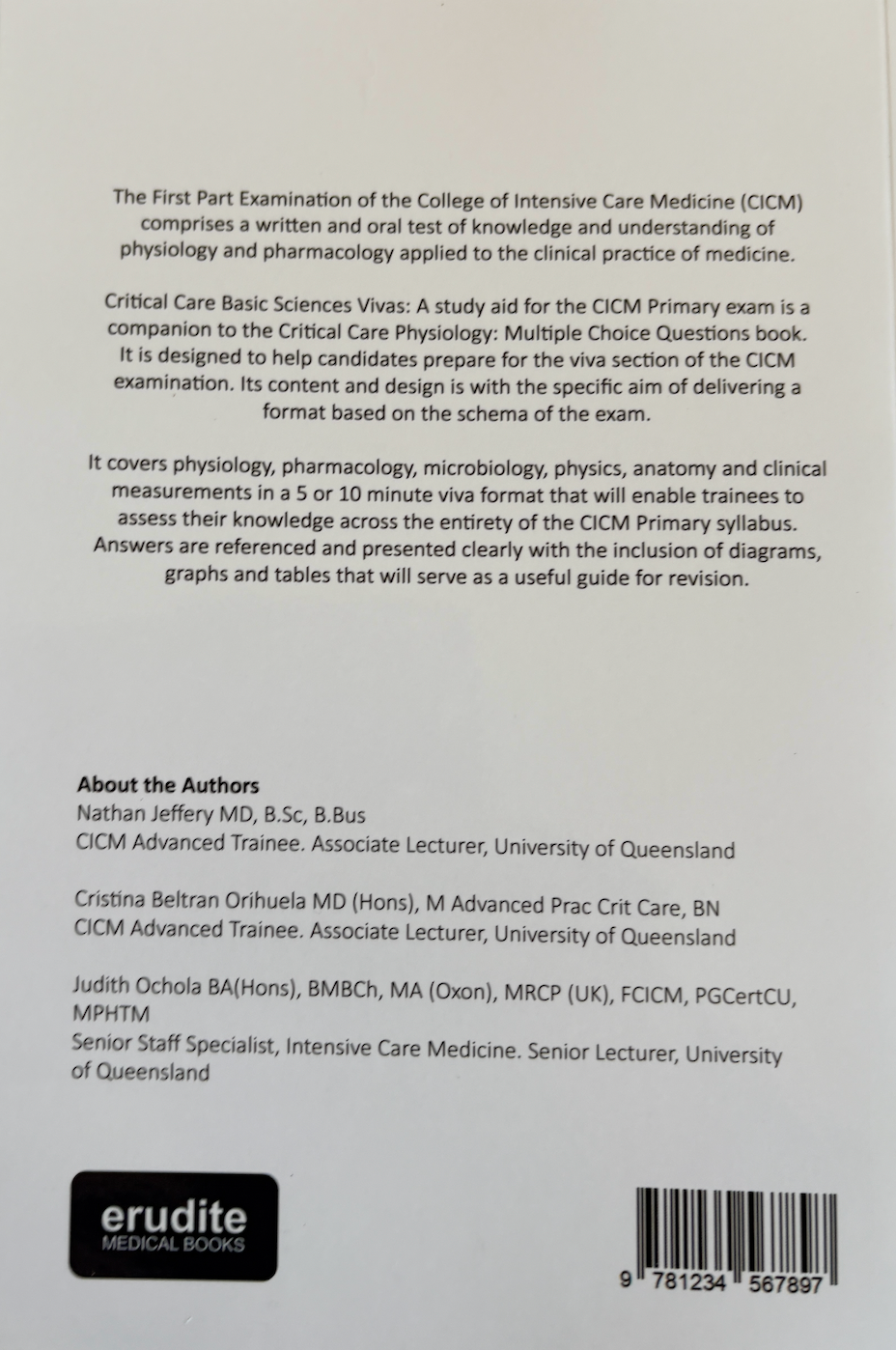 Critical Care Basic Sciences Vivas